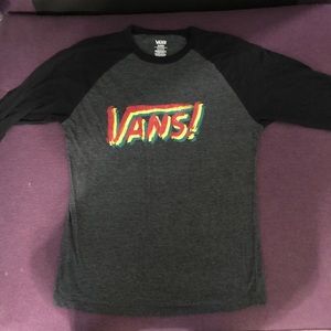 Vans baseball t shirt